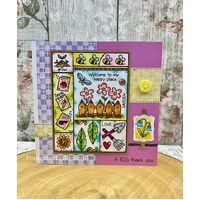 Woodware Garden Sampler A6 Clear Stamp Set by Françoise Read