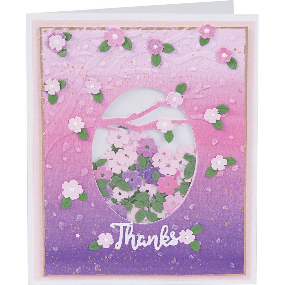 Sizzix Impresslits Embossing Folder And Die Set Changing Of The Seasons