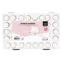 Vaessen Creative Sponge Dauber Unit with 40 Daubers