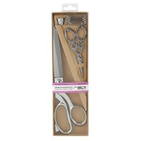Birch Creative Premium Scissors Set 4pc SILVER