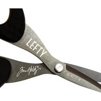 Tim Holtz Kushgrip Non-Stick Micro Serrated LEFT HANDED Mini Snips Scissors 5 Inch