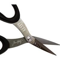 Tim Holtz Kushgrip Non-Stick Micro Serrated LEFT HANDED Snip Scissors 7 Inch