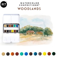 Prima Watercolour Confections Watercolour Pans Woodlands 12pk