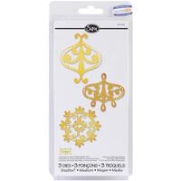 Sizzix Sizzlits Decorative Accent & Flower Wreath Die Set 657998 