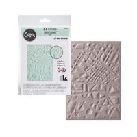 Sizzix 3D Textured Impressions Embossing Folder Map 662456