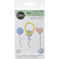 Sizzix Thinlits Die Set 8PK - Balloon 664371