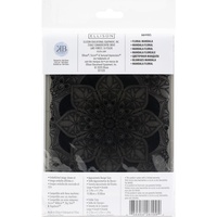 Sizzix 3D Textured Impressions Embossing Folder Floral Mandala 664405