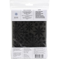 Sizzix 3D Textured Impressions Embossing Folder Jeweled Snowflakes 664489