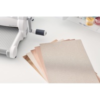 Sizzix Surfacez Opulent Cardstock Pack 8x11.5 inch 50/Pkg Rose Gold
