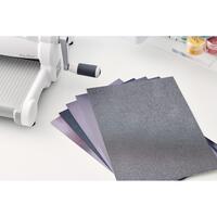 Sizzix Surfacez Opulent Cardstock Pack 8x11.5 inch 50/Pkg Charcoal