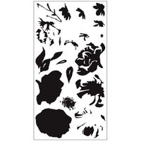 Sizzix Layered Clear Stamps Set 13PK Watercolour Bouquet