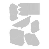 Sizzix Thinlits Die Set 7PK - Garden Rose by Jess Slack 666120