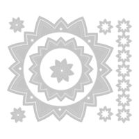 Sizzix Thinlits Die Set 10PK - Geo Frames & Borders by Lisa Jones 666121