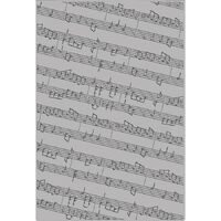Sizzix 3-D Textured Impressions Embossing Folder Musical Notes