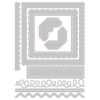 Sizzix Thinlits Die Set 9PK Fabulous Frames and Borders