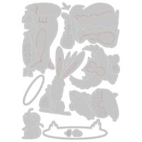 Sizzix Thinlits Die Set 10PK Forest Animals