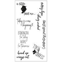 Sizzix Layered Clear Stamps Set 7PK Wings Out