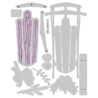 Sizzix Thinlits Die Set 12PK Vintage Sled