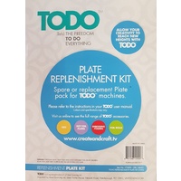 TODO Machine Replacement Plates - A, B, C & D 