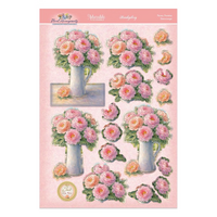 Hunkydory Crafts Floral Arrangements Deco-Large Set - Peony Promise