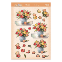 Hunkydory Crafts Floral Arrangements Deco-Large Set - Timeless Tulips