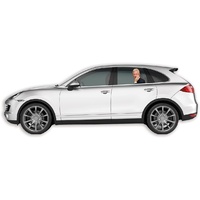 Joy Riders Car Window Cling Bill Clinton