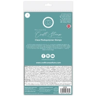 Craft Consortium Old Receipt A6 Clear Stamp Set