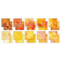 Craft Consortium Double-Sided Paper Pad 12X12 30/Pkg Ink Drops - Sunset