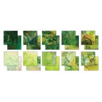Craft Consortium Double-Sided Paper Pad 12X12 30/Pkg Ink Drops - Organic