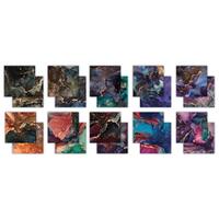 Craft Consortium Double-Sided Paper Pad 12X12 30/Pkg Ink Drops - Midnight
