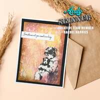 Creative Expressions Andy Skinner All You Need is a Hug 3.5in x 5.25in Pre-Cut Rubber Stamp