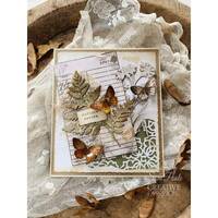 Creative Expressions Clear Stamp - 4in x 6in - Faded Flora - CEC1046