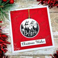 Creative Expressions Believe by Taylor Made Journals - 6in x 8in Clear Stamp - CEC1103