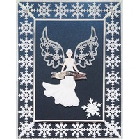 Sue Wilson Dies Festive Collection Snowflake Adjustable Frame CED3208