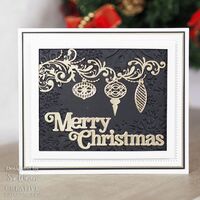 Sue Wilson Dies Festive Collection Snowflake Baubles CED3227
