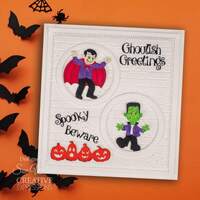 Creative Expressions Sue Wilson Ghoulish Greetings CEDME141