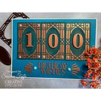 Creative Expressions Sue Wilson Art Deco Birthday Wishes - CEDME144