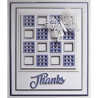 Sue Wilson Noble Expressions Collection Die Thanks CEDNE002