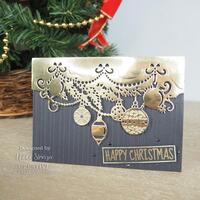 Paper Cuts Collection Die Bauble Garland Edger CEDPC1172
