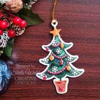 Creative Expressions Paper Cuts Festive Christmas Tree Craft Die CEDPC1245