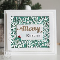 Sue Wilson Die & Stamp Set Festive Collection Merry CEDSD023