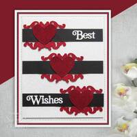 Sue Wilson Shadowed Sentiments Collection Best Wishes CEDSS025