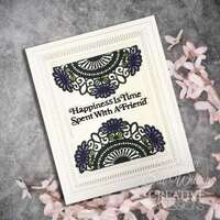 Sue Wilson Mini Shadowed Sentiments Happiness Is Time Spent With A Friend - CEDSS045