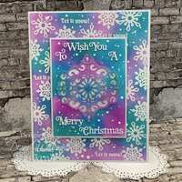 Sue Wilson Festive Shadowed Sentiments - To Wish You A Merry Christmas - CEDSS053