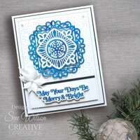 Sue Wilson Festive Shadowed Sentiments - May Your Day Be Merry & Bright - CEDSS055