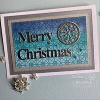 Creative Expressions Yuletide Wave 4 x 6 in Pre Cut Rubber Stamp CER047