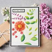 Creative Expressions Sunshine Serenade Companion Colouring Stencil 6 in x 8 in 2pk - CEST155