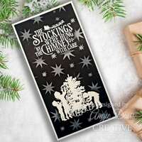 Creative Expressions Starlight Stencil 6 in x 6 in by Taylor Made Journals - CEST163