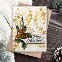 Creative Expressions A Sprinkle of Stars Stencil 6 in x 6 in by Taylor Made Journals - CEST164