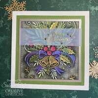 Creative Expressions Jingle Bells Companion Colouring Stencil 6 in x 8 in 2pk - CEST170
